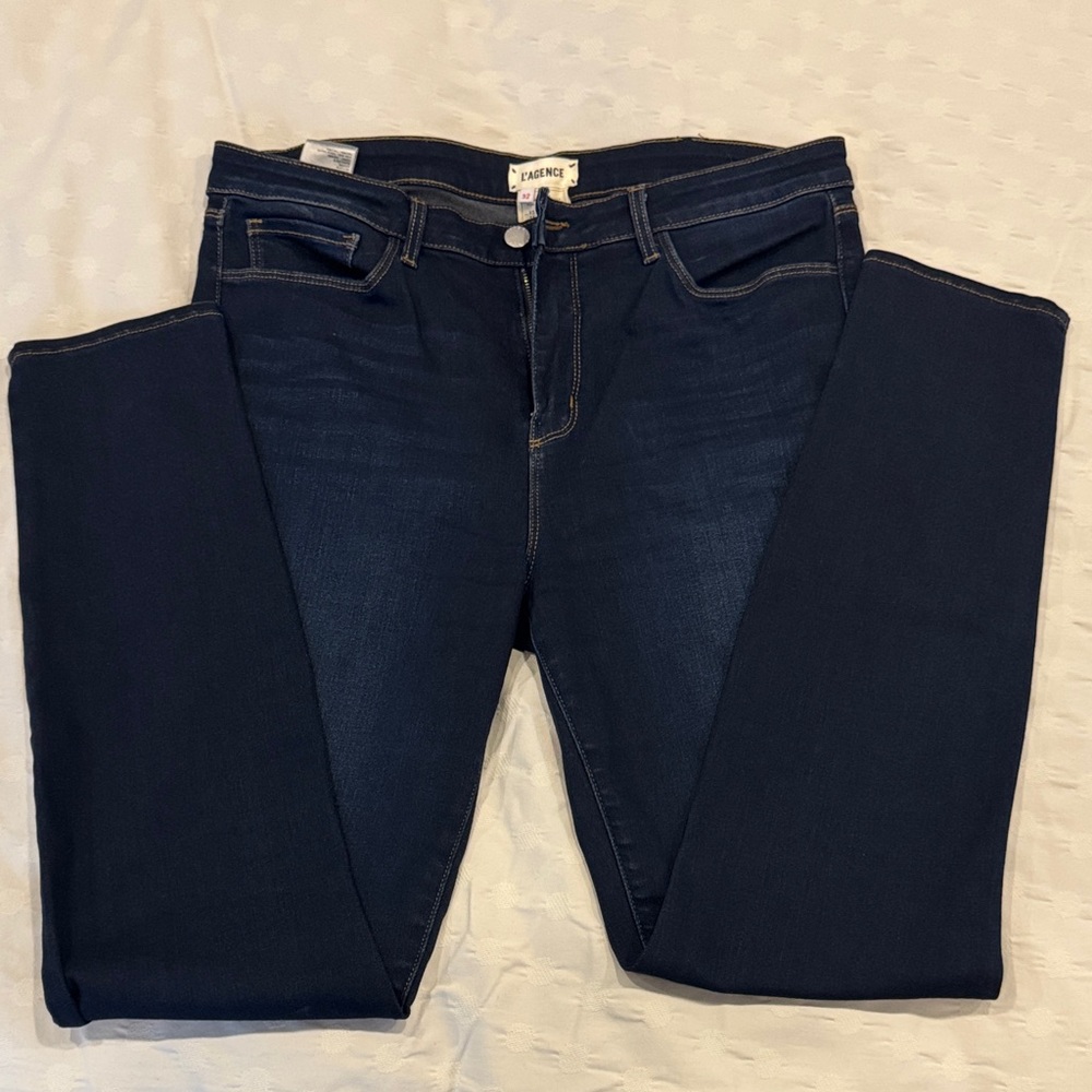 L’Agence Indigo Denim Jeans